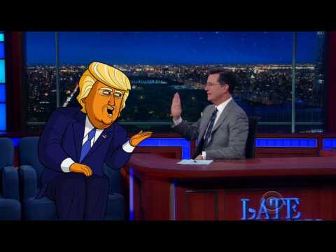 VIDEO : Stephen Colbert Doesn't Regret Ripping Trump