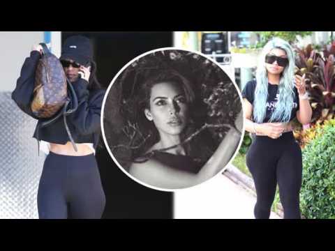 VIDEO : Kourtney Covers Up, Kim Goes Nude, Blac Chyna Goes South