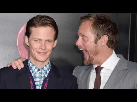 VIDEO : Watch Alexander Skarsgard Try to Make Brother Bill Jump at 'It' Premiere