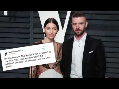 VIDEO : Justin Timberlake tweets how 'proud' he is of Jessica Biel