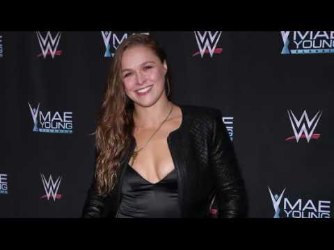 VIDEO : Newlywed Ronda Rousey Appears at WWE Event in Las Vegas