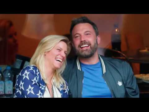 VIDEO : Ben Affleck and Lindsay Shookus Show Some PDA at the US Open Men's Championship