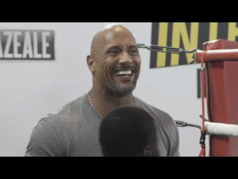 VIDEO : The Rock Took The Time To Hug A Heroic Kid While On The Set Of ?Skyscraper?