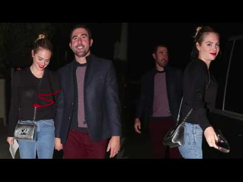 VIDEO : Married Couple Kate Upton and Justin Verlander Have Dinner Date