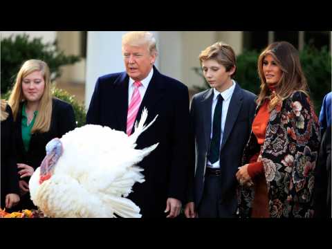 VIDEO : Donald Trump Pardons His First Thanksgiving Turkey