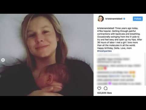 VIDEO : Kristen Bell Celebrates Daughter's Birthday With Intimate Instagram Pics