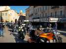 Les bikers ont rendu hommage à Johnny dans le Golfe de Saint-Tropez