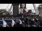 700 bikers escortent Johnny Hallyday pour un ultime adieu