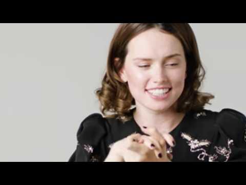VIDEO : Daisy Ridley Gave An Interview While Building A Lego Millennium Falcon