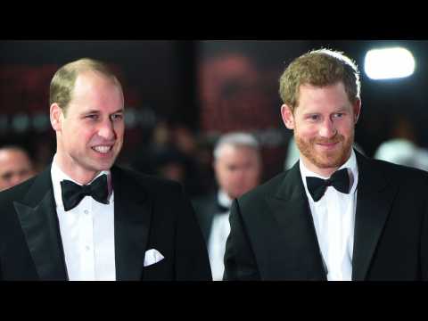 VIDEO : Princes William and Harry Greet 'Star Wars: The Last Jedi' Cast