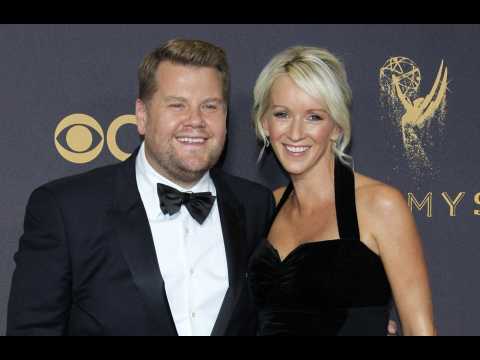 VIDEO : James Corden and Julia Carey welcome their third child