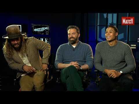 VIDEO : Justice League : Ben Affleck, Jason Momoa et Ray Fisher, la Dream Team a rencontr Match