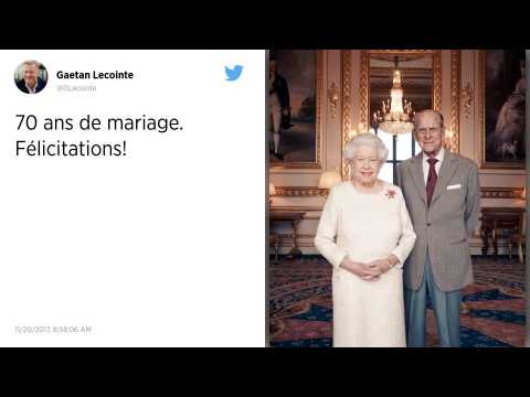 VIDEO : Angleterre : Elizabeth II et le prince Philip clbrent leurs 70 ans de mariage.