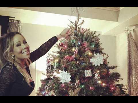 VIDEO : Mariah Carey is getting into the festive spirit
