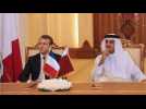 Macron signe une rafale de contrats au Qatar