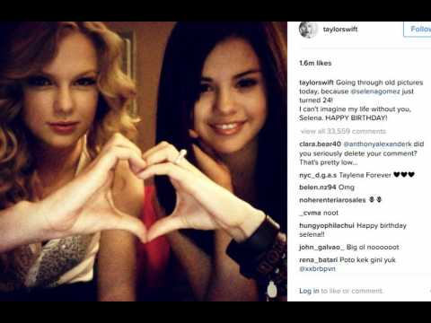 VIDEO : Selena Gomez fait l'éloge de Taylor Swift pour son anniversaire
