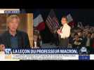 Emmanuel Macron face aux étudiants américains à l'université George-Washington