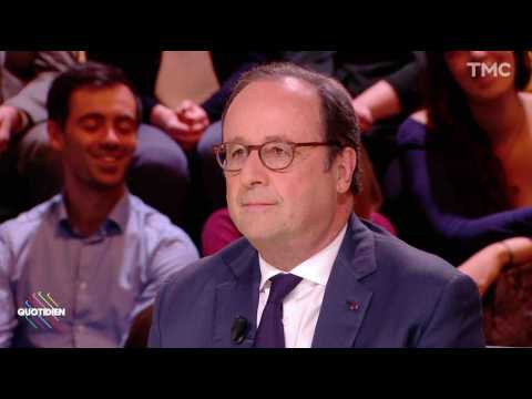 VIDEO : Franois Hollande dzingue (encore) Emmanuel Macron : 