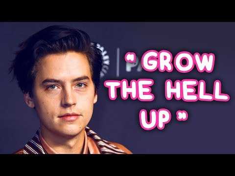 VIDEO : Cole Sprouse Tells Fans To ?Grow The Hell Up?