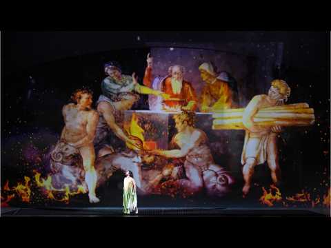 VIDEO : Rome Theater Shows Michelangelo Masterpieces With Laser Show And Music By Sting