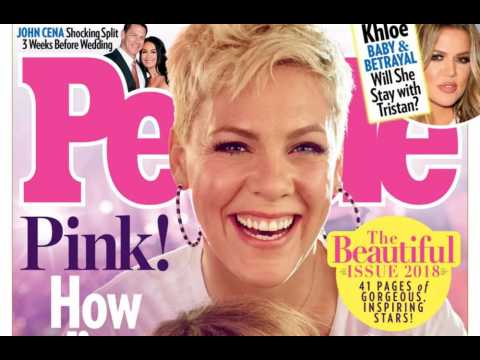 VIDEO : Pink's son has a temper