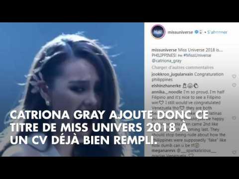 VIDEO : Miss Univers 2018 : Catriona Gray, Miss Philippines sacre, Eva Colas limine avant le Top