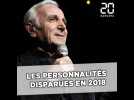 Charles Aznavour, France Gall, Maurane... De nombreux artistes nous ont quittés en 2018