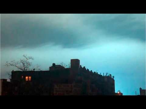 VIDEO : Goku Fans Think Super Saiyan Blue Caused NYC Glow