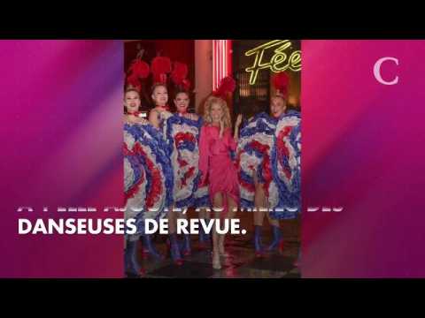 VIDEO : PHOTOS. Cline Dion fait une visite surprise au Moulin Rouge et pousse la chansonnette en co