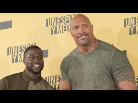 VIDEO : Dwayne Johnson Jokes About Why Kevin Hart Won?t Do ?Titan Games?