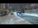 Lille : jusqu'à quinze centimètres de neige dans les rues
