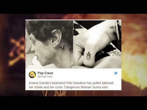 VIDEO : El novio de Ariana Grande se tata por amor