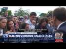 Emmanuel Macron sermonne un adolescent qui l'avait appelé 