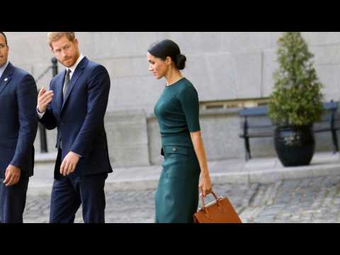 VIDEO : Meghan Markle Wore Emerald Green For Her First Official Trip To Ireland