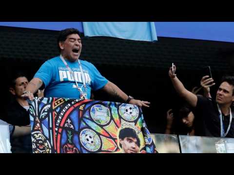 VIDEO : Diego Maradona Gives Explanation For Behavior During 2-18 FIFA World Cup