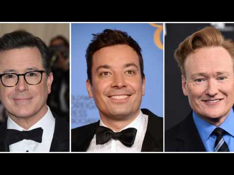 VIDEO : Late Night Talk Show Hosts Join Forces Against Trump