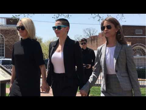 VIDEO : Rose McGowan Will Have January Trial On Cocaine Charge