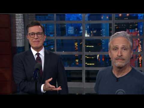 VIDEO : Jon Stewart Took Over ?The Late Show? To Address Trump Directly