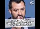 Italie: Salvini menace de supprimer la protection policière de Roberto Saviano, il lui répond