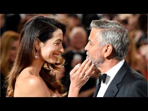 VIDEO : George Clooney Tears Up During Amal Clooney's Speech
