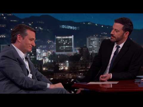 VIDEO : Vegas Favors Ted Cruz to Beat Jimmy Kimmel in 1-on-1 Basketball Game