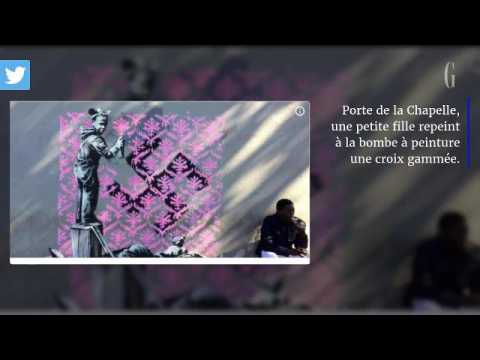 VIDEO : Bansky illustre la crise des migrants sur les murs de Paris