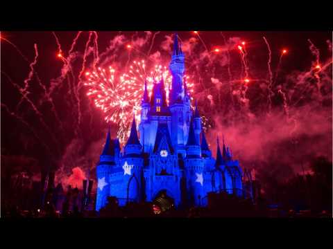 VIDEO : Disney World's Cinderella Castle Glows Red, White And Blue
