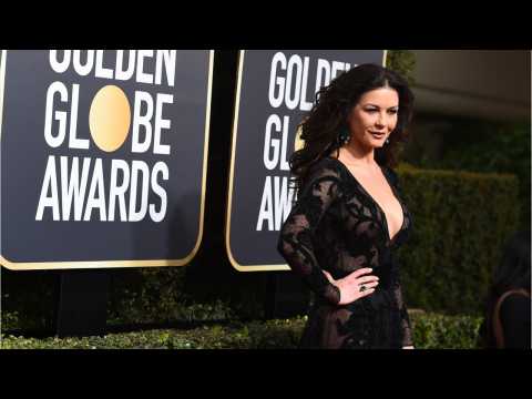 VIDEO : Why Didn't Catherine Zeta-Jones Bring Michael Douglas To The Golden Globes?