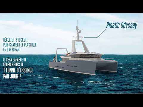 VIDEO : Plastic Odyssey, le navire qui marche aux dchets plastiques