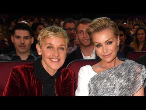 VIDEO : Portia de Rossi Gives Ellen Gorilla Sanctuary For Birthday