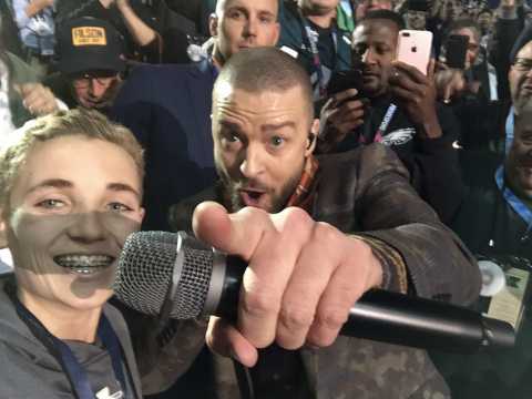 VIDEO : Super Bowl 2018: Ce gamin a vol la vedette  Justin Timberlake avec son selfie