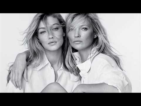 VIDEO : Supermodels Gigi Hadid And Kate Moss Look Almost Identical Despite 22 Year Age Gap