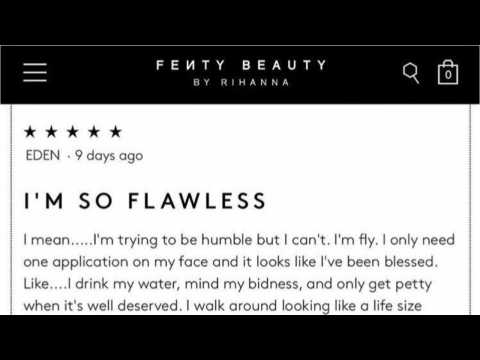 VIDEO : A woman left a review explaining how Fenty Beauty's foundation changed her life, and people