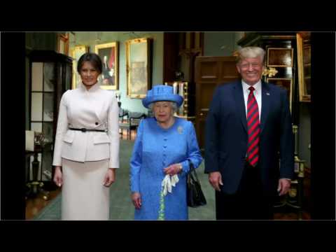 VIDEO : Was Donald Trump Late To Meet The Queen.